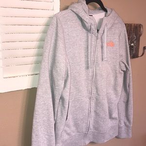 The North Face zip up hoodie